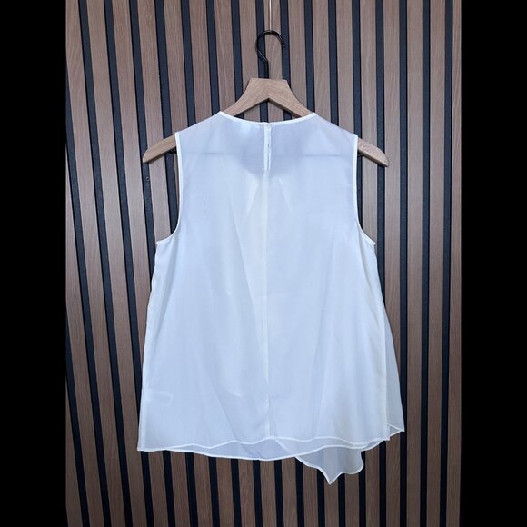 3.1 Phillip Lim x Target Sheer Blouse Small Womens Ruffle Chiffon Fabric Top - Picture 2 of 6
